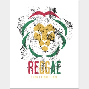 Lion Reggae - Colorful Posters and Art